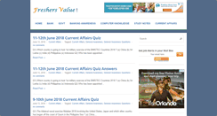 Desktop Screenshot of freshersvalue.com