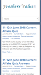 Mobile Screenshot of freshersvalue.com